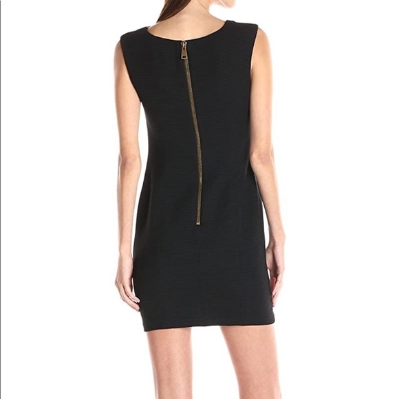 ANTHROPOLOGIE Contrast Surplice Texture Dress - Picture 3 of 8